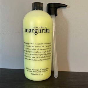 Philosophy Senorita Margarita Body Wash Shampoo Sealed and Unused 32 oz w Pump